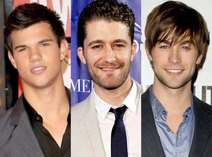 Taylor Lautner, Matthew Morrison, Chace Crawford Taylor Lautner, Matthew Morrison, Chace Crawford